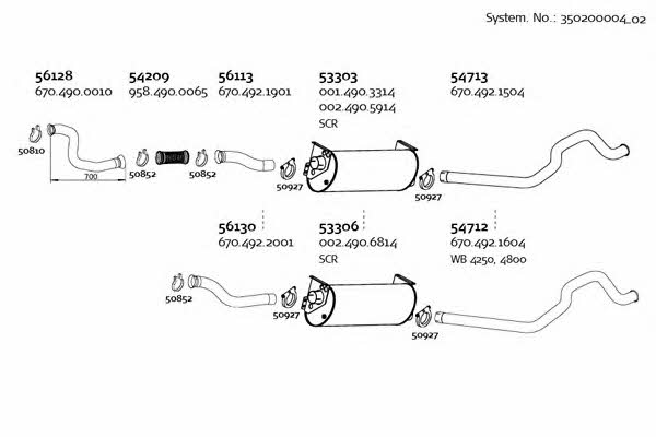 Dinex 350200004_02 Exhaust system 35020000402