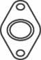 Dinex 51822 Exhaust pipe gasket 51822