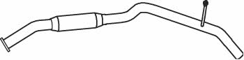 Dinex 38605 Exhaust pipe 38605