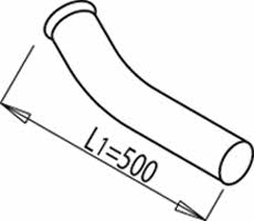 Dinex 68188 Exhaust pipe 68188