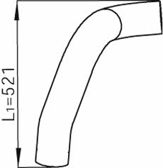Dinex 68506 Exhaust pipe 68506