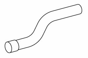 Dinex 68663 Exhaust pipe 68663