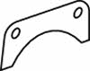 68836 Dinex Exhaust mounting bracket