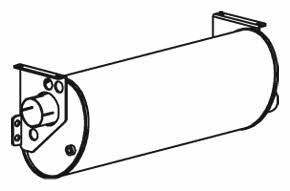 Dinex 53303 Central silencer 53303