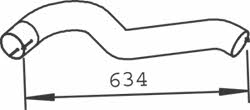 Dinex 53735 Exhaust pipe 53735