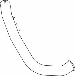 Dinex 53789 Exhaust pipe 53789