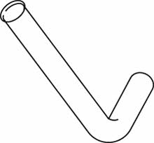 47545 Dinex Exhaust pipe