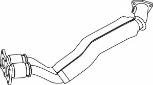 Dinex 74105 Exhaust pipe 74105