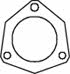 Dinex 74844 Exhaust pipe gasket 74844
