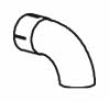 Dinex 54709 Exhaust pipe 54709