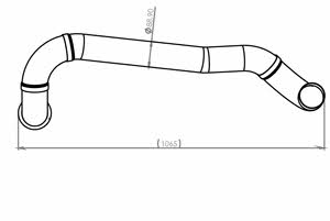 Dinex 56178 Exhaust pipe 56178