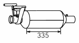 Dinex 56346 Diesel particulate filter DPF 56346