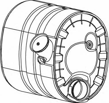 Dinex 66344 Central silencer 66344