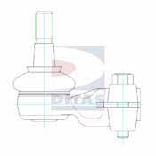 Ditas A1-1063 Tie rod end outer A11063