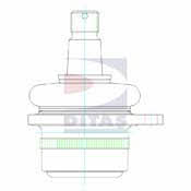 Ditas A2-1699 Ball joint A21699