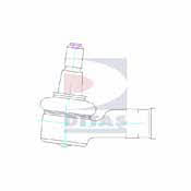 Ditas A2-2498 Tie rod end outer A22498