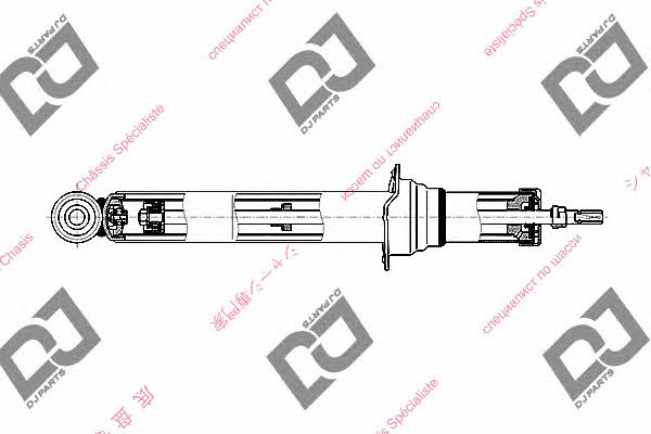 Dj parts DS1693GT Rear oil and gas suspension shock absorber DS1693GT