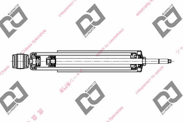 Dj parts DS1705GT Front oil and gas suspension shock absorber DS1705GT
