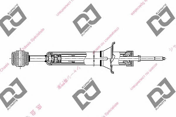 Dj parts DS1188HT Rear oil shock absorber DS1188HT