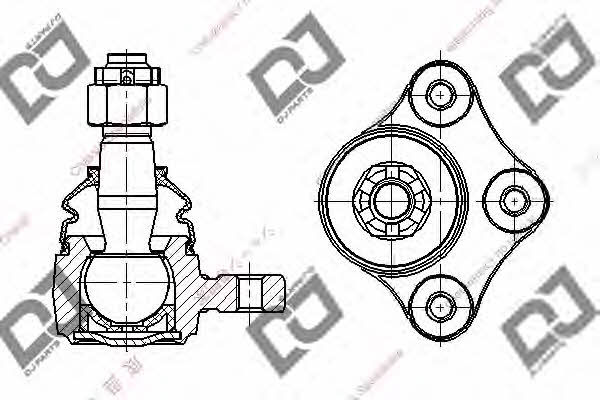 Dj parts DB1220 Ball joint DB1220