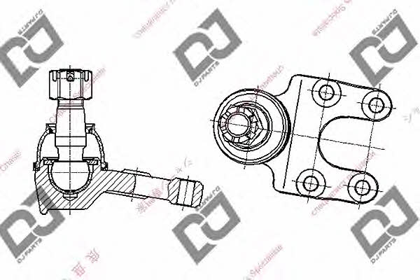 Dj parts DB1282 Ball joint DB1282