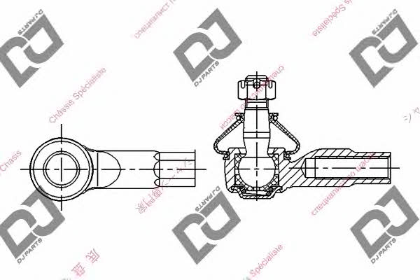 Dj parts DE1080 Tie rod end outer DE1080