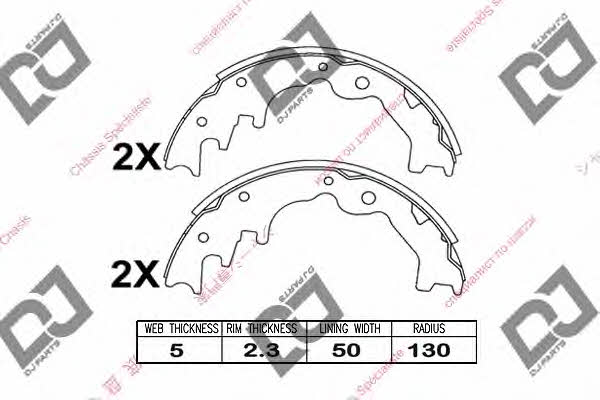 Dj parts BS1032 Brake shoe set BS1032