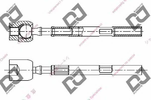 Dj parts DR1265 Inner Tie Rod DR1265