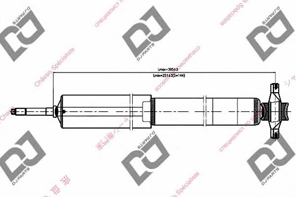 Dj parts DS1065GT Front Left Gas Oil Suspension Shock Absorber DS1065GT