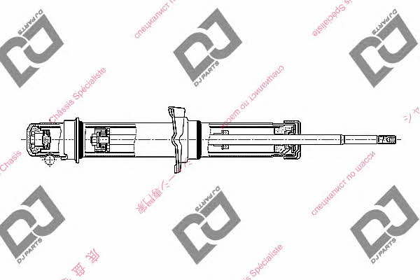 Dj parts DS1325GT Front oil and gas suspension shock absorber DS1325GT