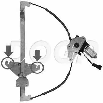 Window winder mechanism Jeep: 101289 Doga Window Regulator