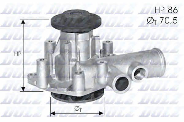 Dolz A144 Water pump A144