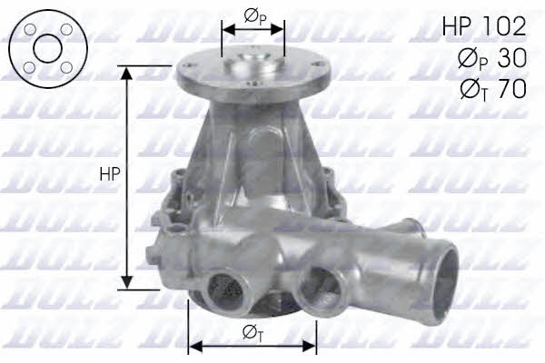 Dolz A242 Water pump A242