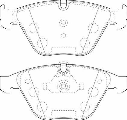 Duron DBP214191 Brake Pad Set, disc brake DBP214191