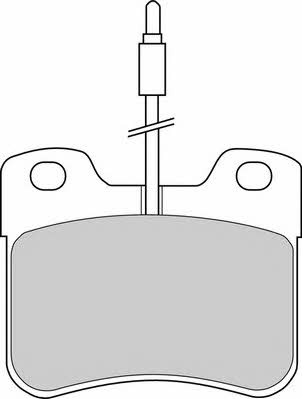 Duron DBP340535 Brake Pad Set, disc brake DBP340535