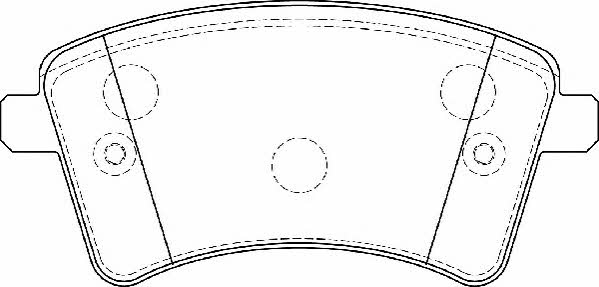 Duron DBP354185 Brake Pad Set, disc brake DBP354185