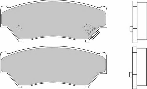 Duron DBP361020 Brake Pad Set, disc brake DBP361020