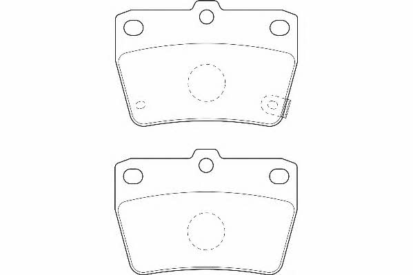 Duron DBP371531 Brake Pad Set, disc brake DBP371531
