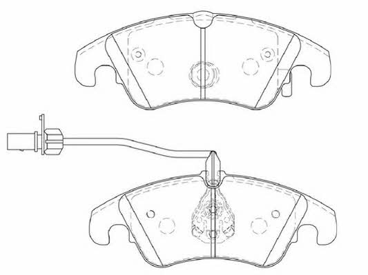 Duron DBP394044 Brake Pad Set, disc brake DBP394044