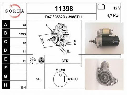 EAI 11398 Starter 11398