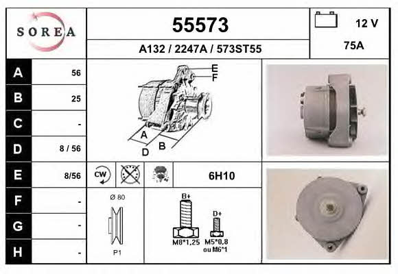 EAI 55573 Alternator 55573