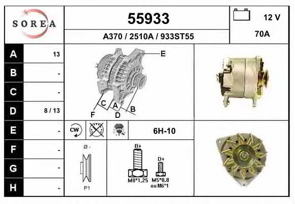 EAI 55933 Alternator 55933