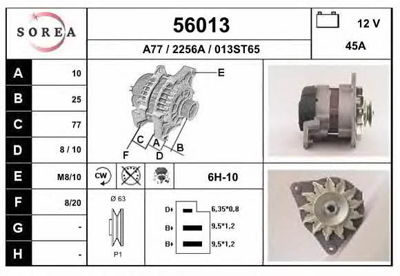 EAI 56013 Alternator 56013