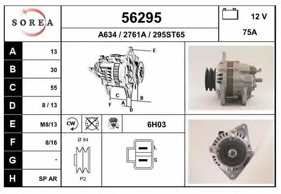 EAI 56295 Alternator 56295