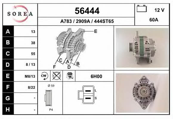 EAI 56444 Alternator 56444