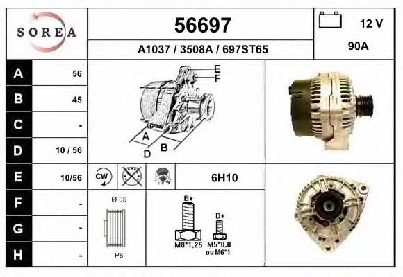 EAI 56697 Alternator 56697