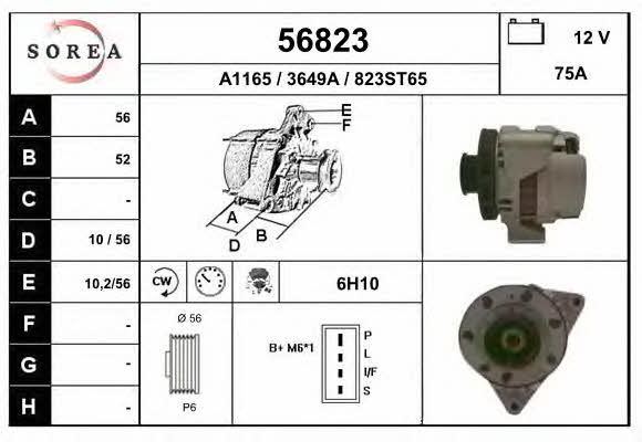 EAI 56823 Alternator 56823