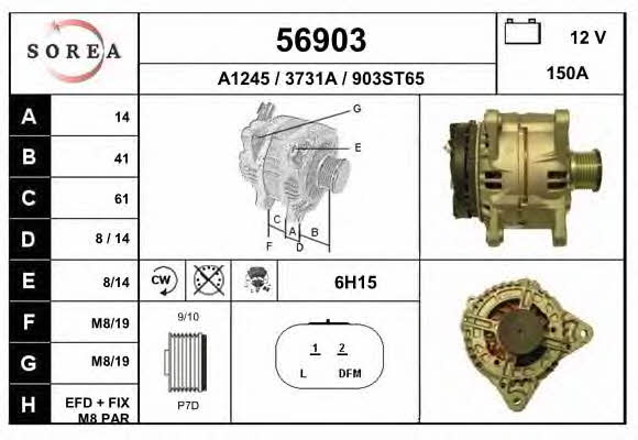 EAI 56903 Alternator 56903