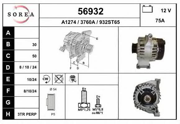 EAI 56932 Alternator 56932