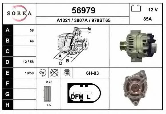 EAI 56979 Alternator 56979